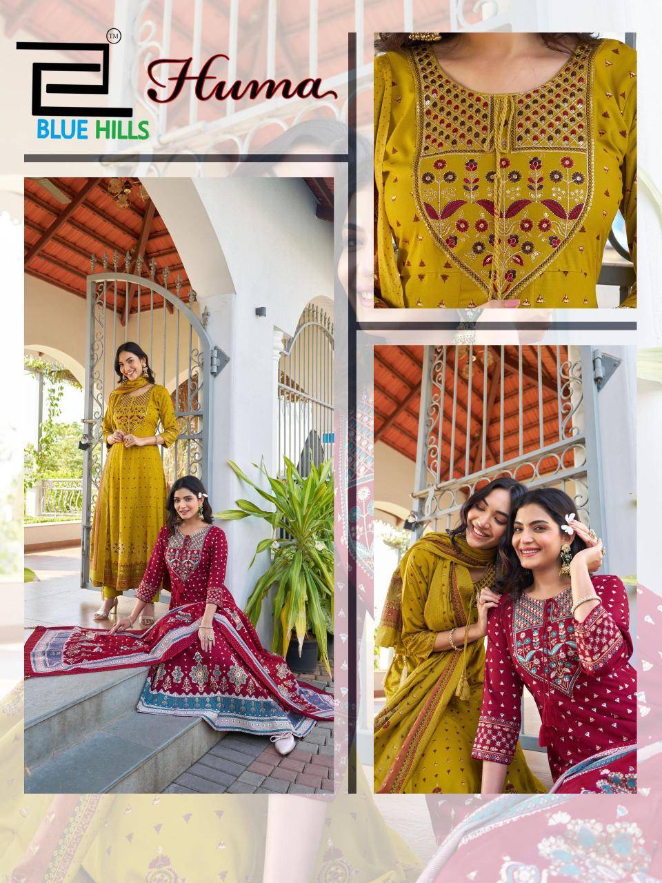 Blue hills huma Designer Kurti manufacturer